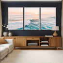 Sunset Surfing Wall Art Canvas Print, Ocean Wave Surfer with by MyGreatCanvas | Canvas Wall Art Prints | Photo Prints & Wall Decor