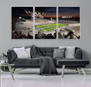 Epic Night Football Stadium Wall Art Canvas Print, Fireworks by MyGreatCanvas | Canvas Wall Art Prints | Photo Prints & Wall Decor