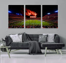 Jordan-Hare Football Stadium Wall Art Canvas Print, Football by MyGreatCanvas | Canvas Wall Art Prints | Photo Prints & Wall Decor