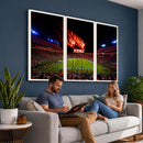 Jordan-Hare Football Stadium Wall Art Canvas Print, Football