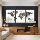 World Map Wall Art Canvas Print for Office Wall Decor by MyGreatCanvas | Canvas Wall Art Prints | Photo Prints & Wall Decor