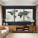 World Map Canvas Print – Framed Travel Map Wall Art for by MyGreatCanvas | Canvas Wall Art Prints | Photo Prints & Wall Decor