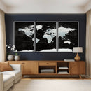 World Map Canvas Print – Framed Push Pin Wall Art, Color by MyGreatCanvas | Canvas Wall Art Prints | Photo Prints & Wall Decor