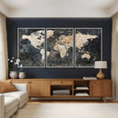 World Map Canvas Print – Detailed Map of the World Wall Art by MyGreatCanvas | Canvas Wall Art Prints | Photo Prints & Wall Decor