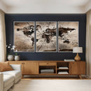 Black and White World Map Canvas Print – Framed Wall Art for by MyGreatCanvas | Canvas Wall Art Prints | Photo Prints & Wall Decor
