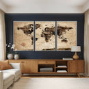 World Map Wall Art Canvas Print by MyGreatCanvas | Canvas Wall Art Prints | Photo Prints & Wall Decor