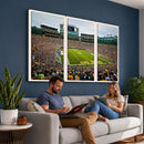 Green Bay Packers Stadium Wall Art Canvas Print, Lambeau