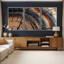 Abstract Tree Ring Wall Art Print – Natural Rustic Wood by MyGreatCanvas | Canvas Wall Art Prints | Photo Prints & Wall Decor