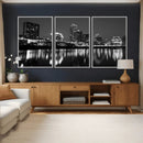 Austin Skyline Wall Art Canvas Print, Austin Downtown Night by MyGreatCanvas | Canvas Wall Art Prints | Photo Prints & Wall Decor