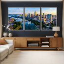 Austin Skyline Wall Art Canvas Print, Austin Downtown Night by MyGreatCanvas | Canvas Wall Art Prints | Photo Prints & Wall Decor