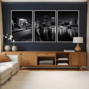 Boston Wall Art Canvas Print, Boston City Downtown Night by MyGreatCanvas | Canvas Wall Art Prints | Photo Prints & Wall Decor