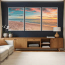 Beach Walk Wall Art Canvas Print – Soft Coastal Photography by MyGreatCanvas | Canvas Wall Art Prints | Photo Prints & Wall Decor
