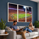 Clemson Football Stadium Wall Art Canvas Print, College
