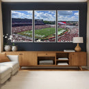 Georgia Bulldogs Stadium Wall Art Canvas Print, Sanford by MyGreatCanvas | Canvas Wall Art Prints | Photo Prints & Wall Decor