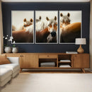 Wild Horse Herd Wall Art Canvas Print, Natural Horse by MyGreatCanvas | Canvas Wall Art Prints | Photo Prints & Wall Decor