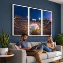 Oklahoma Sooners Memorial Stadium Wall Art Canvas Print,