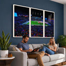 Ole Miss Rebels Vaught Hemingway Stadium Wall Art Canvas