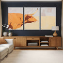 Minimal Longhorn Bull Wall Art Canvas Print, Neutral Western by MyGreatCanvas | Canvas Wall Art Prints | Photo Prints & Wall Decor