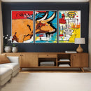 Basquiat Style Bull Graffiti Wall Art Canvas Print, Street by MyGreatCanvas | Canvas Wall Art Prints | Photo Prints & Wall Decor