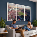 Donald W. Reynolds Razorback Stadium Wall Art Canvas Print –