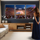 Oklahoma Memorial Stadium Wall Art Canvas Print – Oklahoma