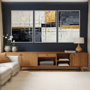 Gold Abstract Wall Art Canvas Print, Modern Luxury Geometric by MyGreatCanvas | Canvas Wall Art Prints | Photo Prints & Wall Decor