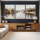 Abstract Landscape Wall Art Canvas Print, Modern Lake by MyGreatCanvas | Canvas Wall Art Prints | Photo Prints & Wall Decor