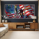 USA Statue of Liberty Graffiti Street Art Wall Art Canvas by MyGreatCanvas | Canvas Wall Art Prints | Photo Prints & Wall Decor