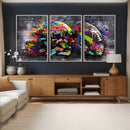 Graffiti American Football Helmet Street Art Wall Art Canvas by MyGreatCanvas | Canvas Wall Art Prints | Photo Prints & Wall Decor