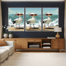 Funny Seagull Wall Art Canvas Print Beach Birds With by MyGreatCanvas | Canvas Wall Art Prints | Photo Prints & Wall Decor