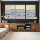 Seagulls Over Ocean Wall Art Canvas Print – Coastal Beach by MyGreatCanvas | Canvas Wall Art Prints | Photo Prints & Wall Decor
