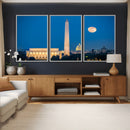 Washington DC Skyline Wall Art Canvas Print – Lincoln by MyGreatCanvas | Canvas Wall Art Prints | Photo Prints & Wall Decor