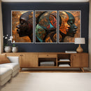Abstract Afro American Women Wall Art Canvas Print by MyGreatCanvas | Canvas Wall Art Prints | Photo Prints & Wall Decor