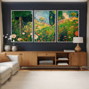 Gustav Klimt Boho Mountain Landscape Large Wall Art, by MyGreatCanvas | Canvas Wall Art Prints | Photo Prints & Wall Decor