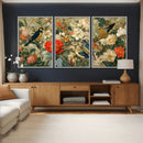 Vintage Birds and Flowers Wall Art Canvas Print, Botanical by MyGreatCanvas | Canvas Wall Art Prints | Photo Prints & Wall Decor