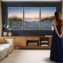 Sandy Dune Path Sunset Canvas Wall Art — Seagulls Beach by MyGreatCanvas | Canvas Wall Art Prints | Photo Prints & Wall Decor
