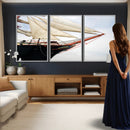 Sailboat Wall Art Canvas Print, Vintage Ship Bow Framed by MyGreatCanvas | Canvas Wall Art Prints | Photo Prints & Wall Decor
