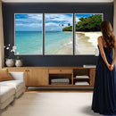 Puerto Rico Beach Paradise Wall Art – Tropical Coastal Print by MyGreatCanvas | Canvas Wall Art Prints | Photo Prints & Wall Decor
