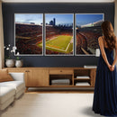 Chicago Bears Soldier Field Canvas Wall Art, NFL Stadium Panorama Print, Football Arena Photography for Sports Fans by MyGreatCanvas | Canvas Wall Art Prints | Photo Prints & Wall Decor