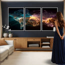 World Map and Global Flight Routes Map Canvas Wall Art, Worldwide Aviation Network Print, International Air Travel Wall Decor by MyGreatCanvas | Canvas Wall Art Prints | Photo Prints & Wall Decor