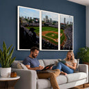 Chicago Cubs Baseball Team Print - Wrigley Field Stadium
