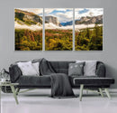 Half Dome Yosemite Canvas Wall Art – Majestic Triptych