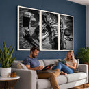 Old Pair of Mens Skates Wall Art Canvas, Men Skates Wall Art
