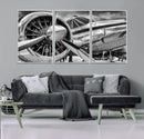 Vintage Antique Airplane Wall Art Canvas Print