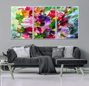 Oil Flower Abstract Canvas Print by MyGreatCanvas | Canvas Wall Art Prints | Photo Prints & Wall Decor