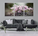 Pink Wild Flower Canvas Print by MyGreatCanvas | Canvas Wall Art Prints | Photo Prints & Wall Decor