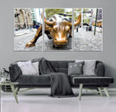 Charging Bull Wall Art Canvas Print by MyGreatCanvas | Canvas Wall Art Prints | Photo Prints & Wall Decor