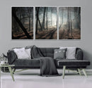 Dark Family and Tree Wall Art Canvas Print by MyGreatCanvas | Canvas Wall Art Prints | Photo Prints & Wall Decor
