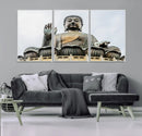 Buddha Statue Wall Art Canvas Print