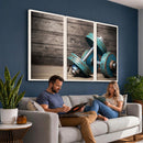 Dambell and Sport Wall Art Canvas Print